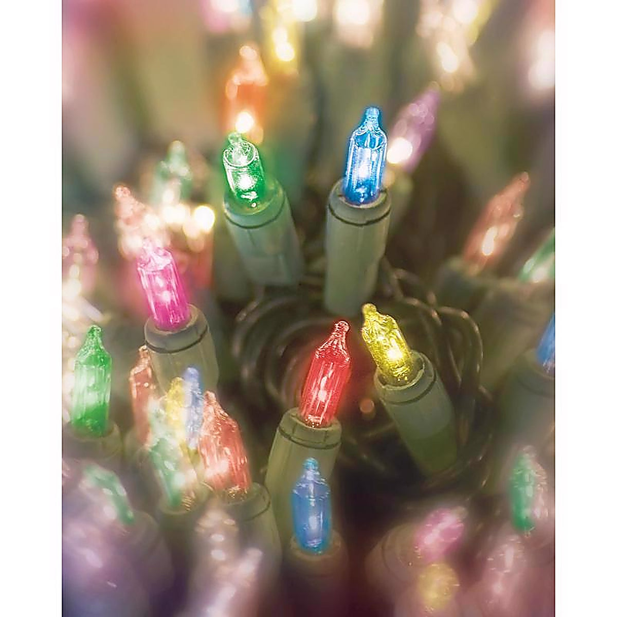 Celebrations 48151-71 Incandescent Mini Multi-color 300 count String Christmas Lights 62 ft.