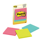 Post-It 6301 3 in. W x 3 in. L Assorted Sticky Notes 3 pad