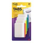 Post-It 686F-1 Tabs 2 in. W x 1.5 in. L Assorted Sticky Filing Tabs 4 pad
