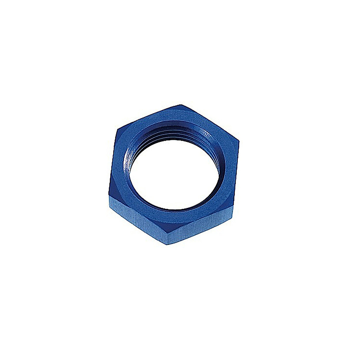 Red Horse Performance - 924-04-1 - 04 AN/JIC Aluminum Bulkhead Nut - Blue - 2/Pkg
