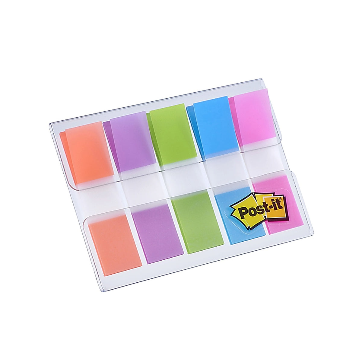 Post-It 683-5CB 0.5 in. W x 1.7 in. L Assorted Flag Page Markers 5 pad