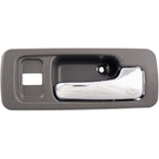 Dorman 92432 Interior Door Handle Front Right With Lock Hole Chrome Gray