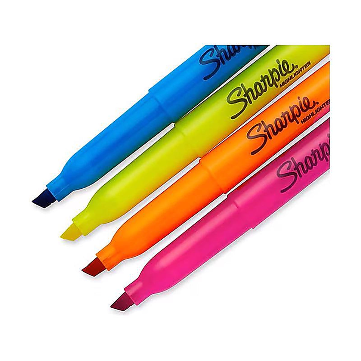 Sharpie 27174PP Accent Neon Color Assorted Chisel Tip Markers 4/Pack
