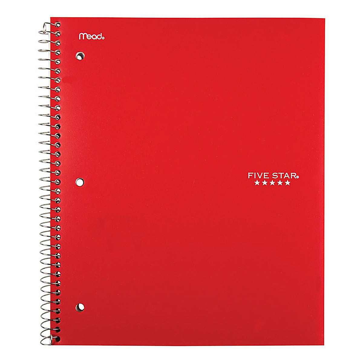Five Star 6206 Mead 8-1/2 in. W x 11 in. L College Ruled Spiral Notebook