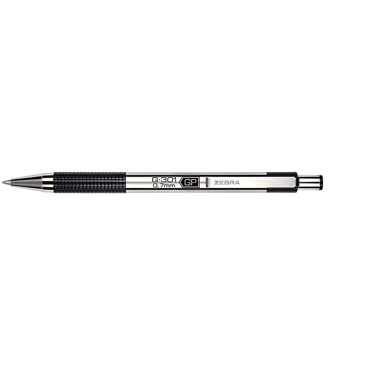 Zebra 41311 G-301 Black Retractable Gel Pen 1/Pack