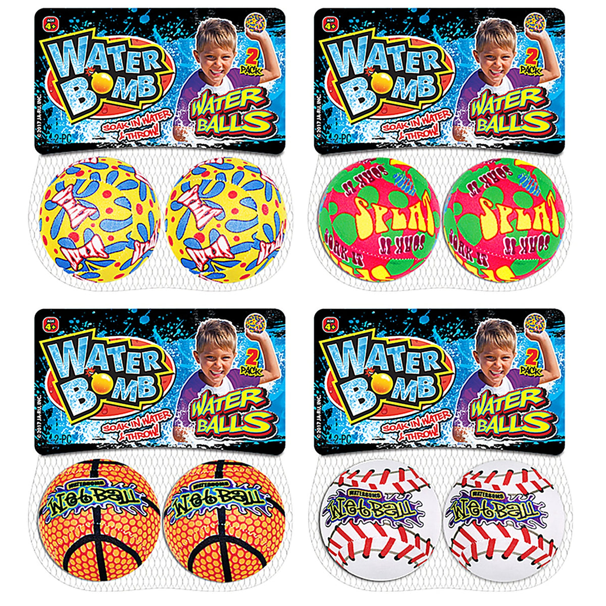 JA-RU 149 Splash Wet Ball Outdoor Water Toys Water Bomb Foam 1/Pack