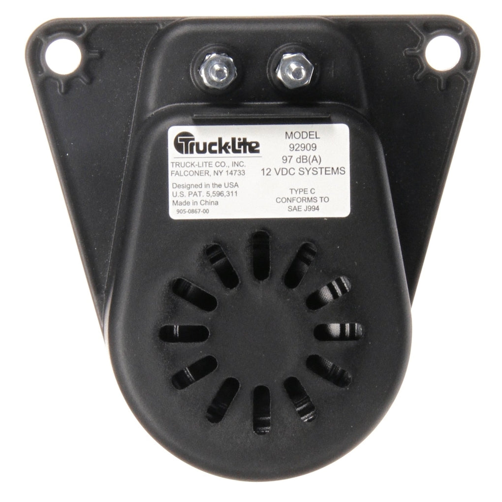 Trucklite 92909 Single Sound Regulation 97 DB Back-Up Alarm