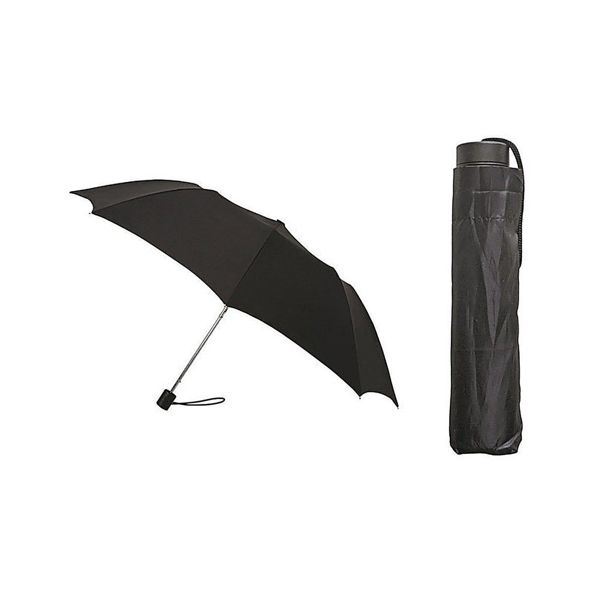 Rainbrella 48136 Black 42 in. Dia. Compact Umbrella