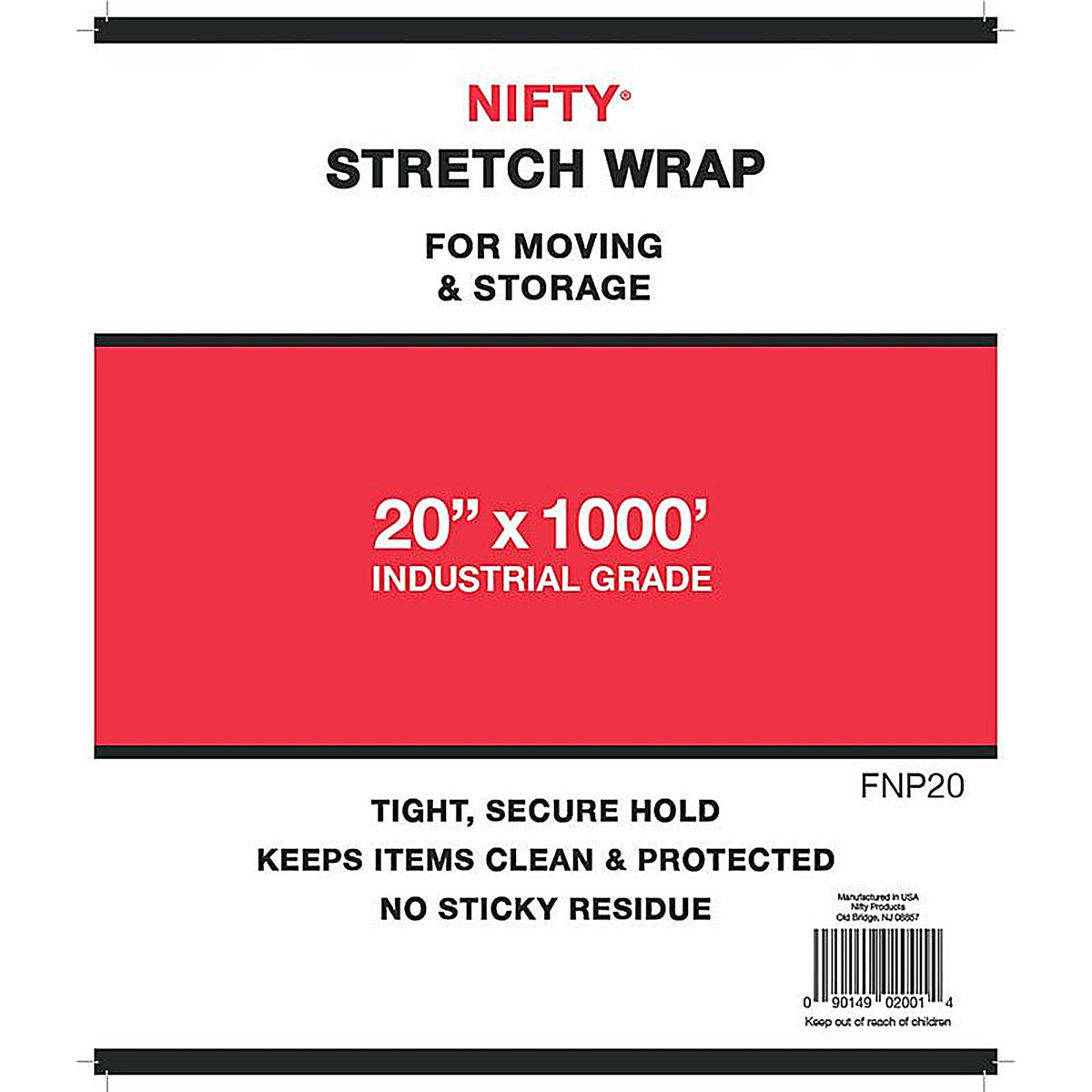Home Plus FHP20ACE 20 in. W x 1000 L Stretch Film