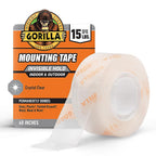 Gorilla 6065003 Double Sided 1 in. W x 60 in. L Mounting Tape Clear