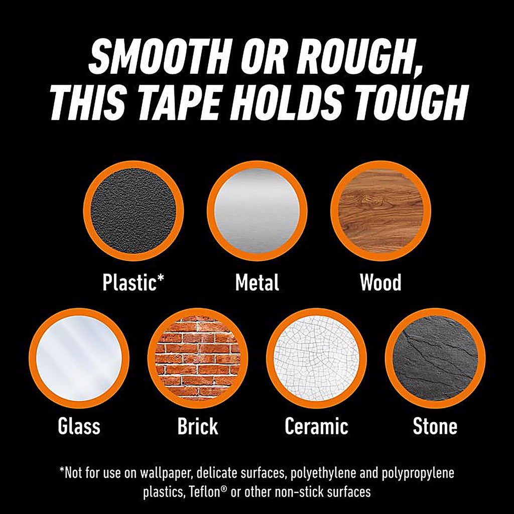 Gorilla 6065003 Double Sided 1 in. W x 60 in. L Mounting Tape Clear