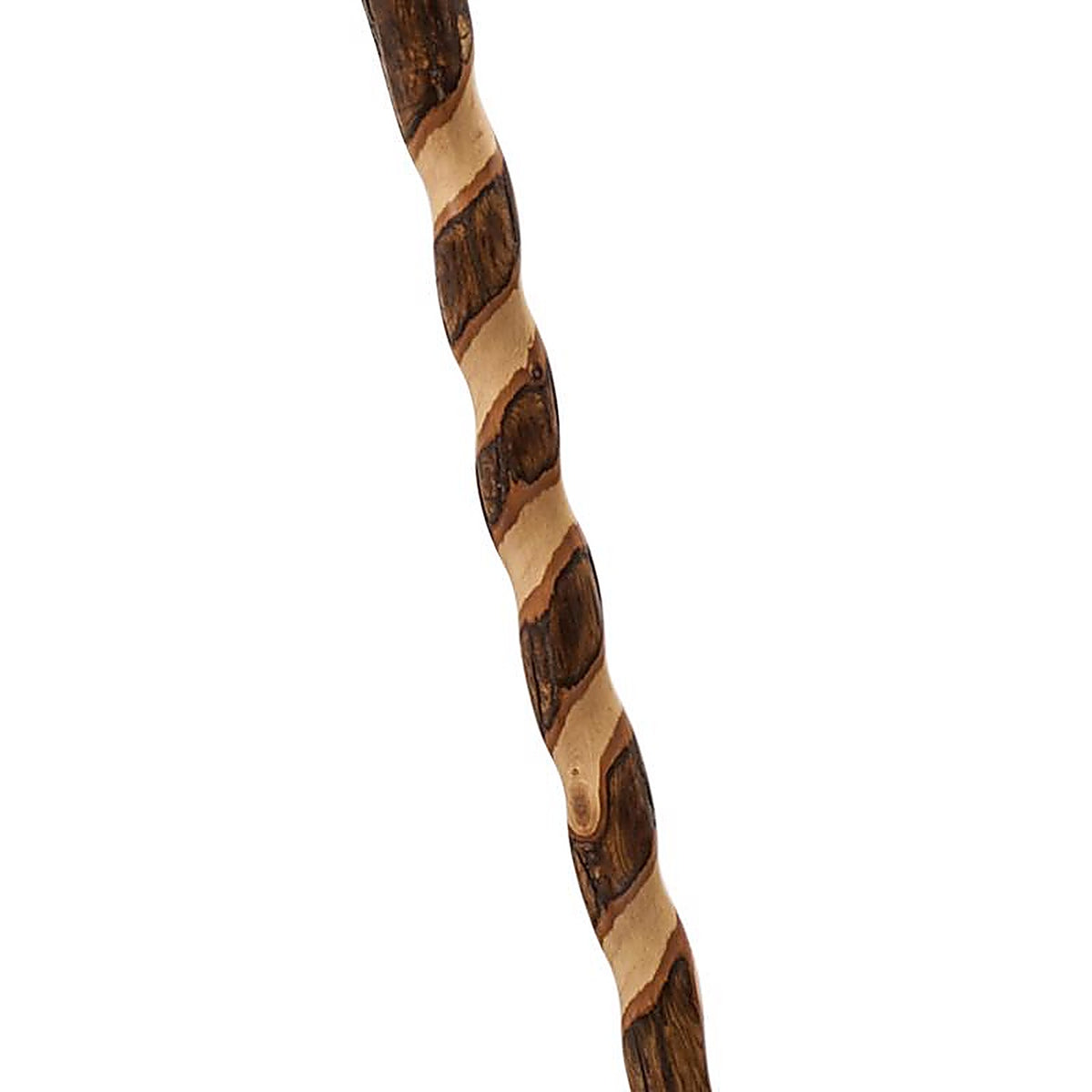 Brazos 502-3000-0226 Twisted Walking Stick Cane Hickory 1/Pack