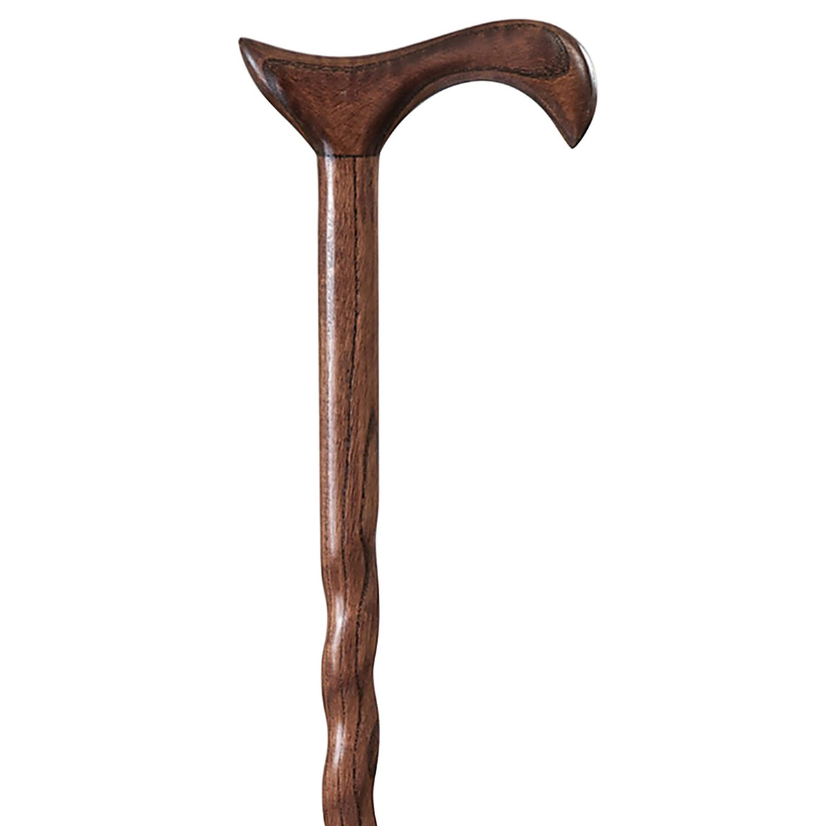 Brazos 502-3000-0051 Derby Handle Walking Stick Cane Oak 1/Pack