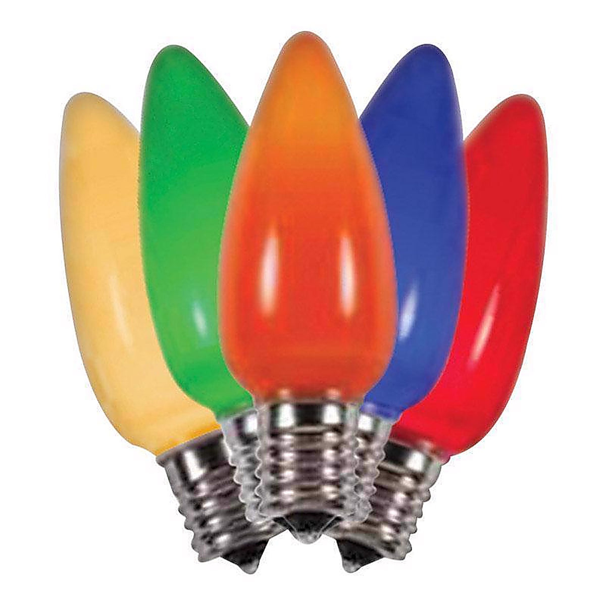 Holiday Bright Lights BU25LEDSC9-OMUA LED C9 Multi-color 25 count Replacement Christmas Light Bulbs