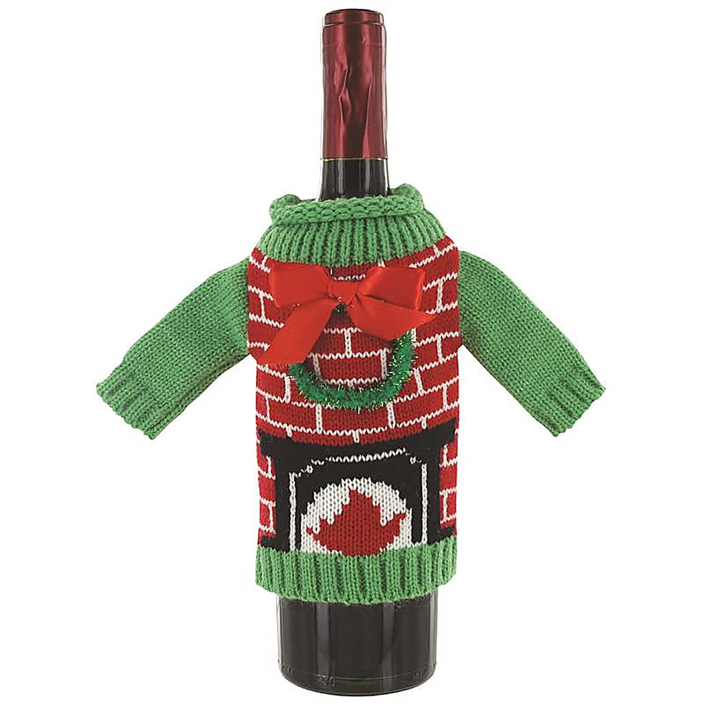 Uncle Bob's X-SWEAT Christmas Ugly Bottle Sweater Polyester 1/Pack