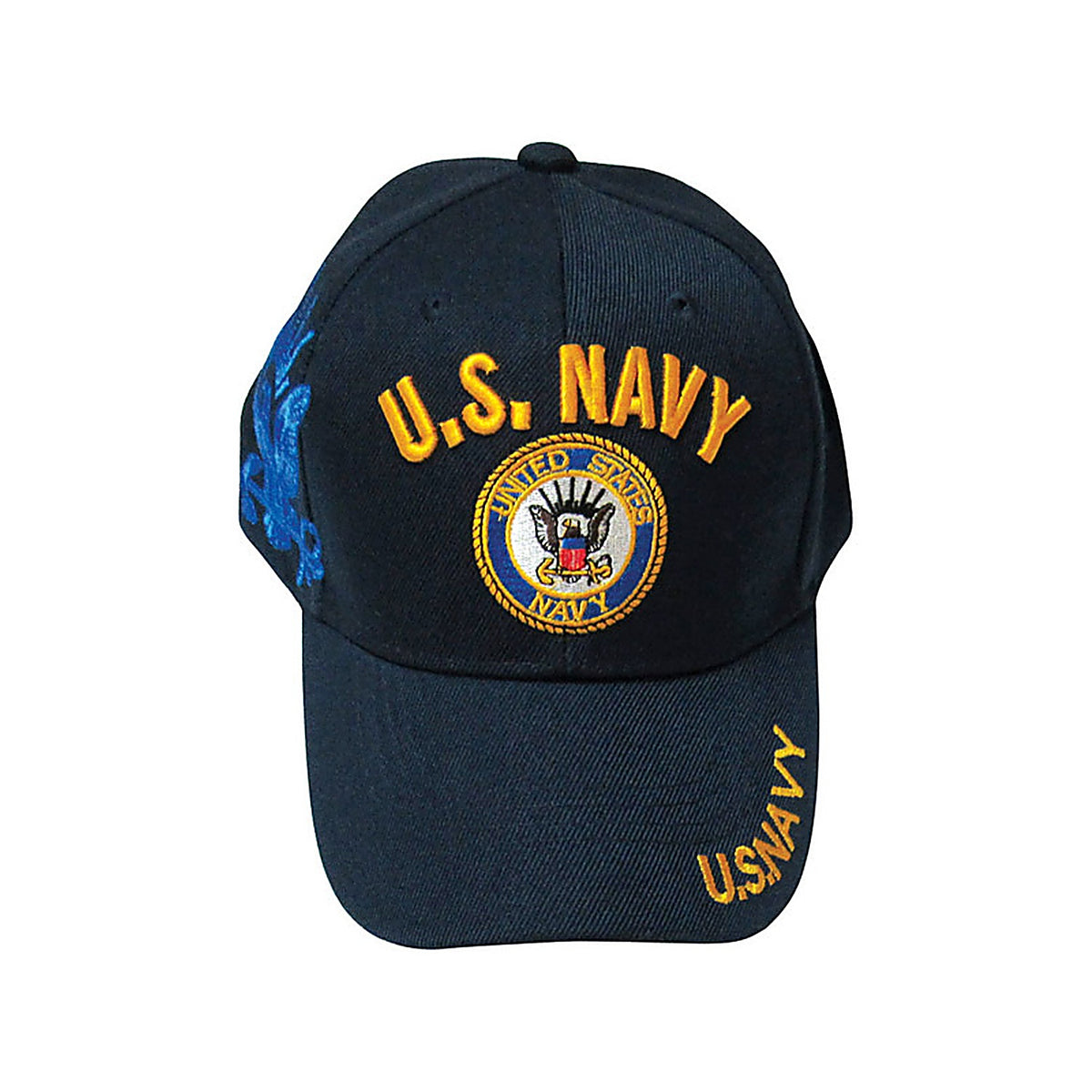 JWM 7015 Logo Baseball Cap Navy One Size Fits All