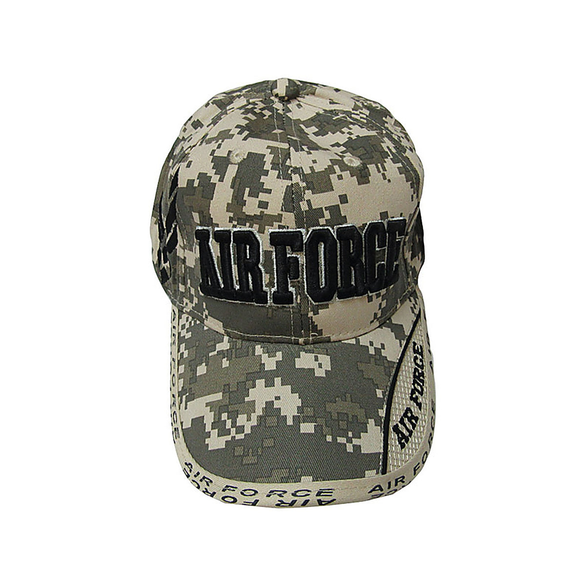 JWM 10084 Logo Baseball Cap Digital Camouflage One Size Fits All