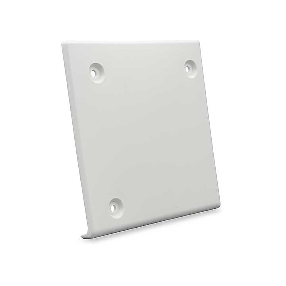 B&B Molders - 94291 - 4.75in Square Slide-Out Extrusion Cover, Polar White