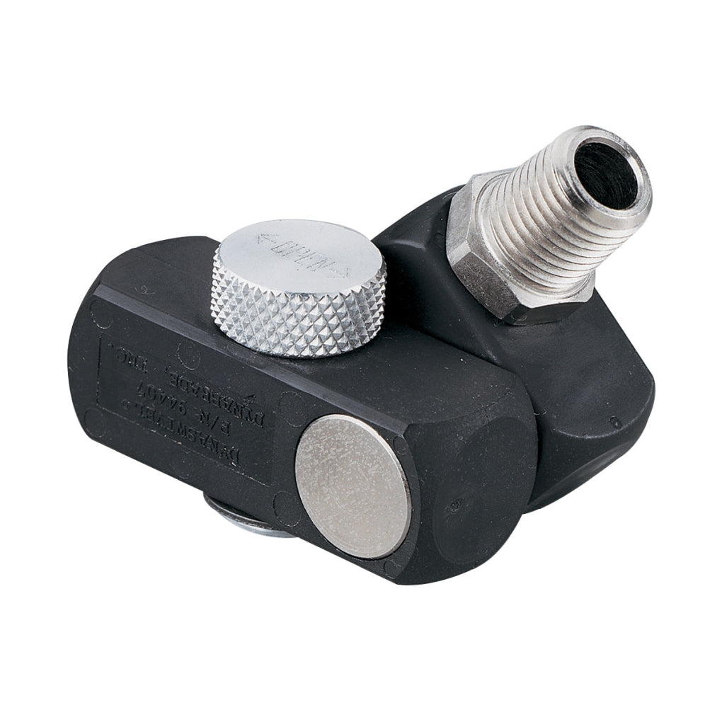 DYNABRADE 94407 1/4" NPT Composite-Style Flow Control Dynaswivel