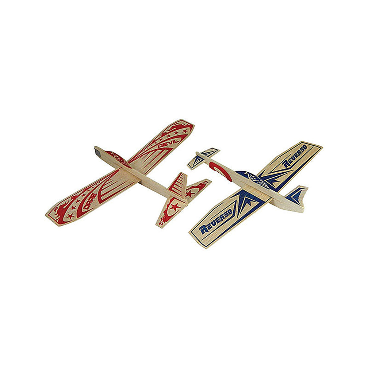 Paul Guillow 42PDQ Super Hero Glider Plane Balsa Wood Natural 2/pc.