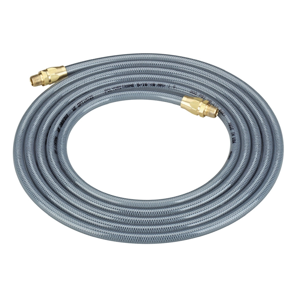 DYNABRADE 94876 25' Max Flow Air Hose Assembly, Male/Male