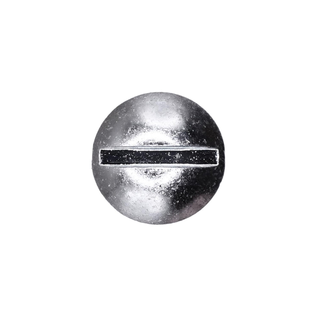 Auveco 9603 #14 x 3/4" Slotted Truss Head License Plate Screw Zinc