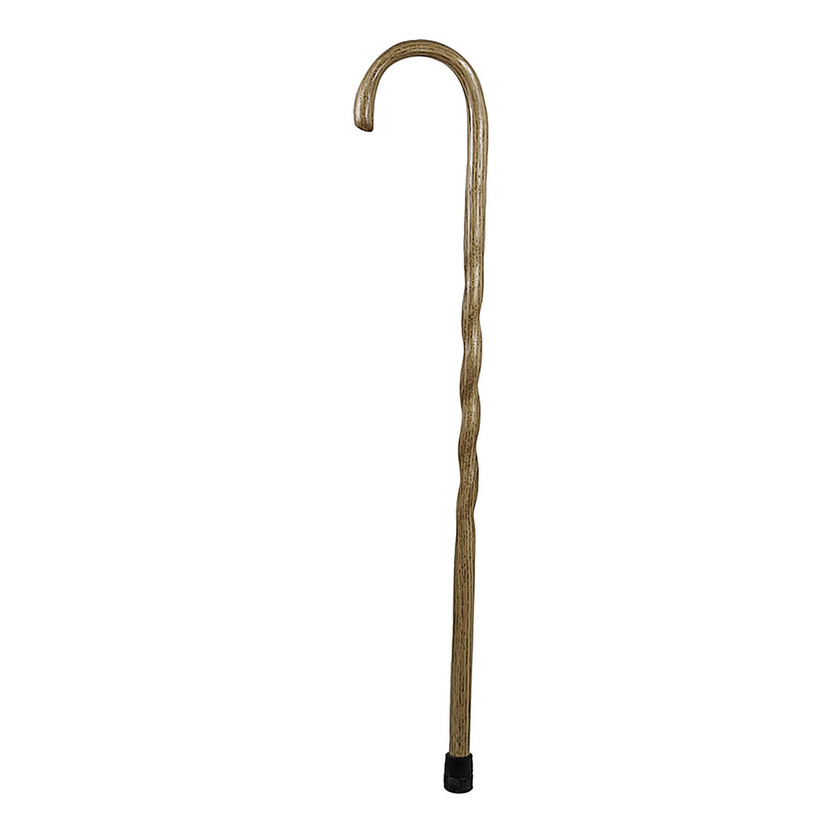 Brazos 502-3000-0248 Crook Neck Walking Cane Oak 1/Pack