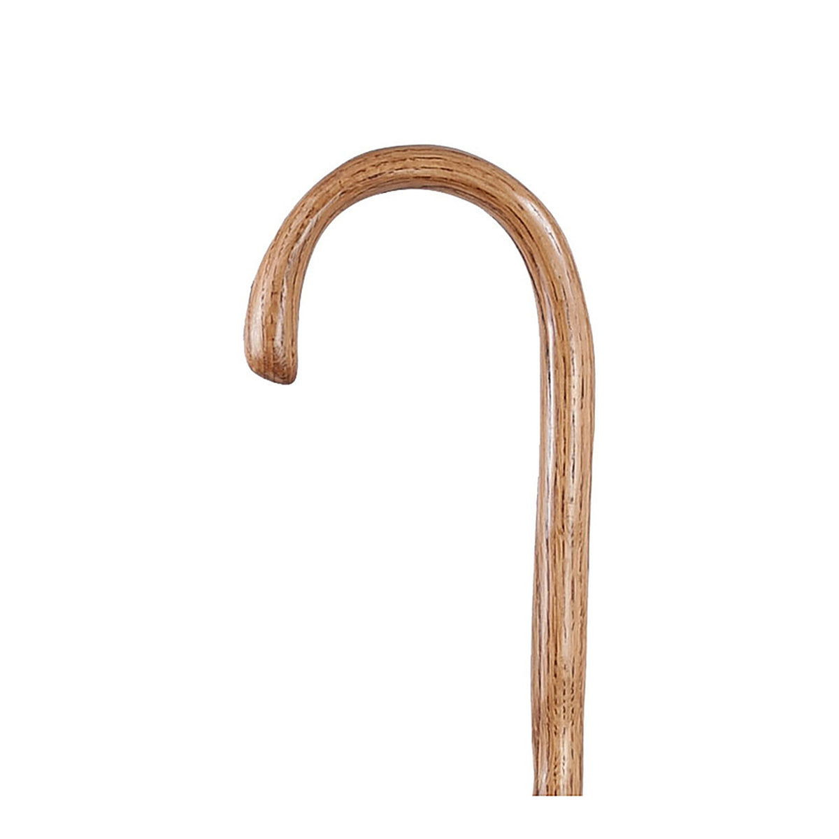 Brazos 502-3000-0248 Crook Neck Walking Cane Oak 1/Pack