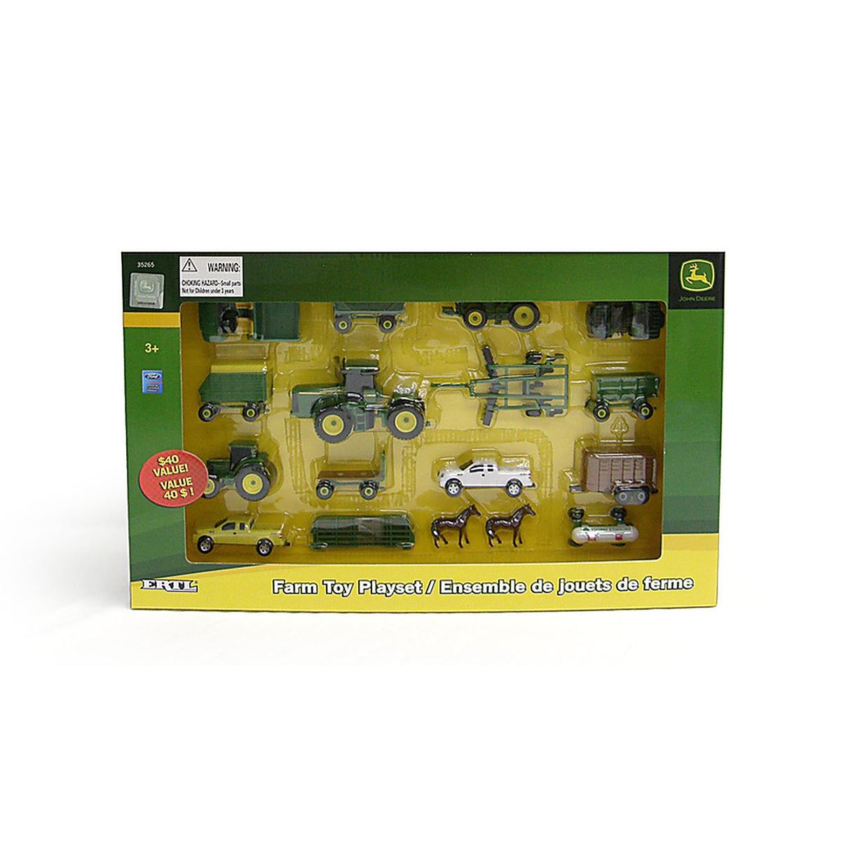Tomy 35265 John Deere Toys Plastic Assorted 20/pc.