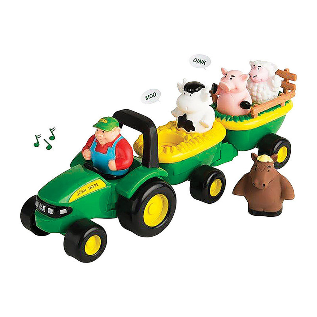 Tomy 34908 John Deere Toy Plastic Green/Yellow 5/pc.