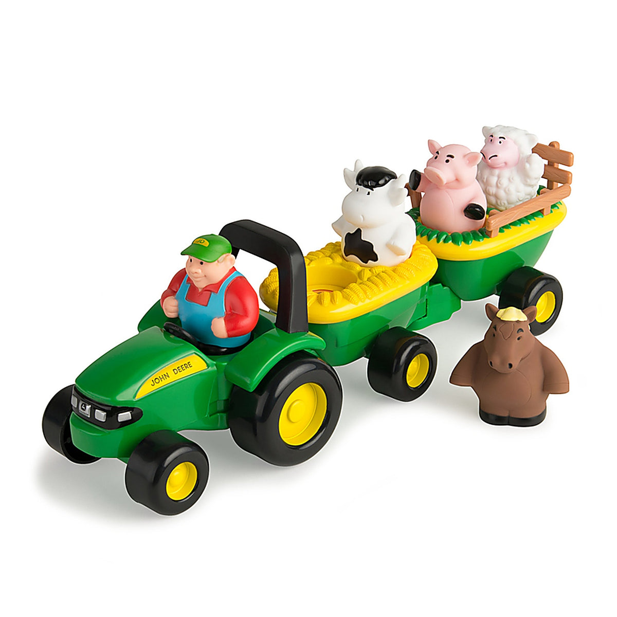 Tomy 34908 John Deere Toy Plastic Green/Yellow 5/pc.