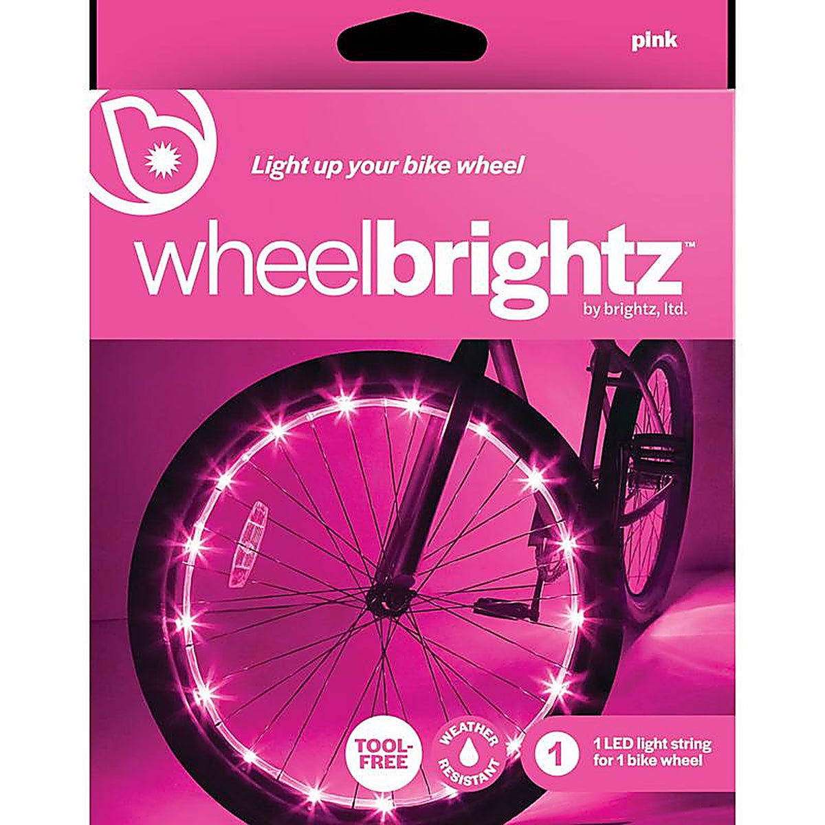 Brightz L2392 WheelLED Bicycle Light Kit ABS Plastic/Polyurethane 1/Pack
