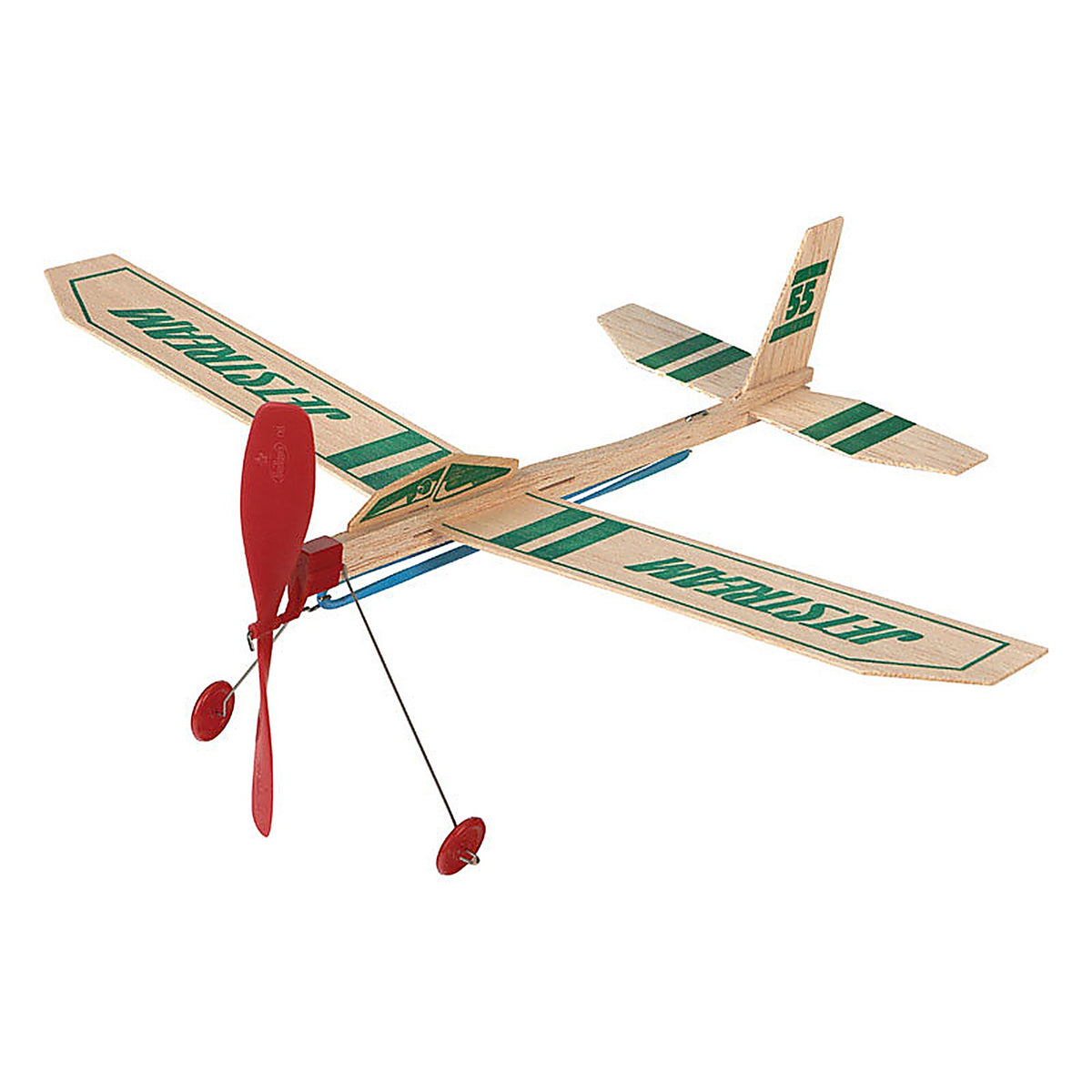 Paul Guillow 77 Glider Plane Balsa Wood Multi-Colored 1/pc.