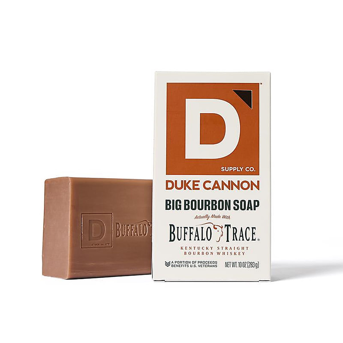 Duke Cannon 02BOURBON1 Buffalo Trace Bourbon Oak Barrel Scent Bar Soap 10