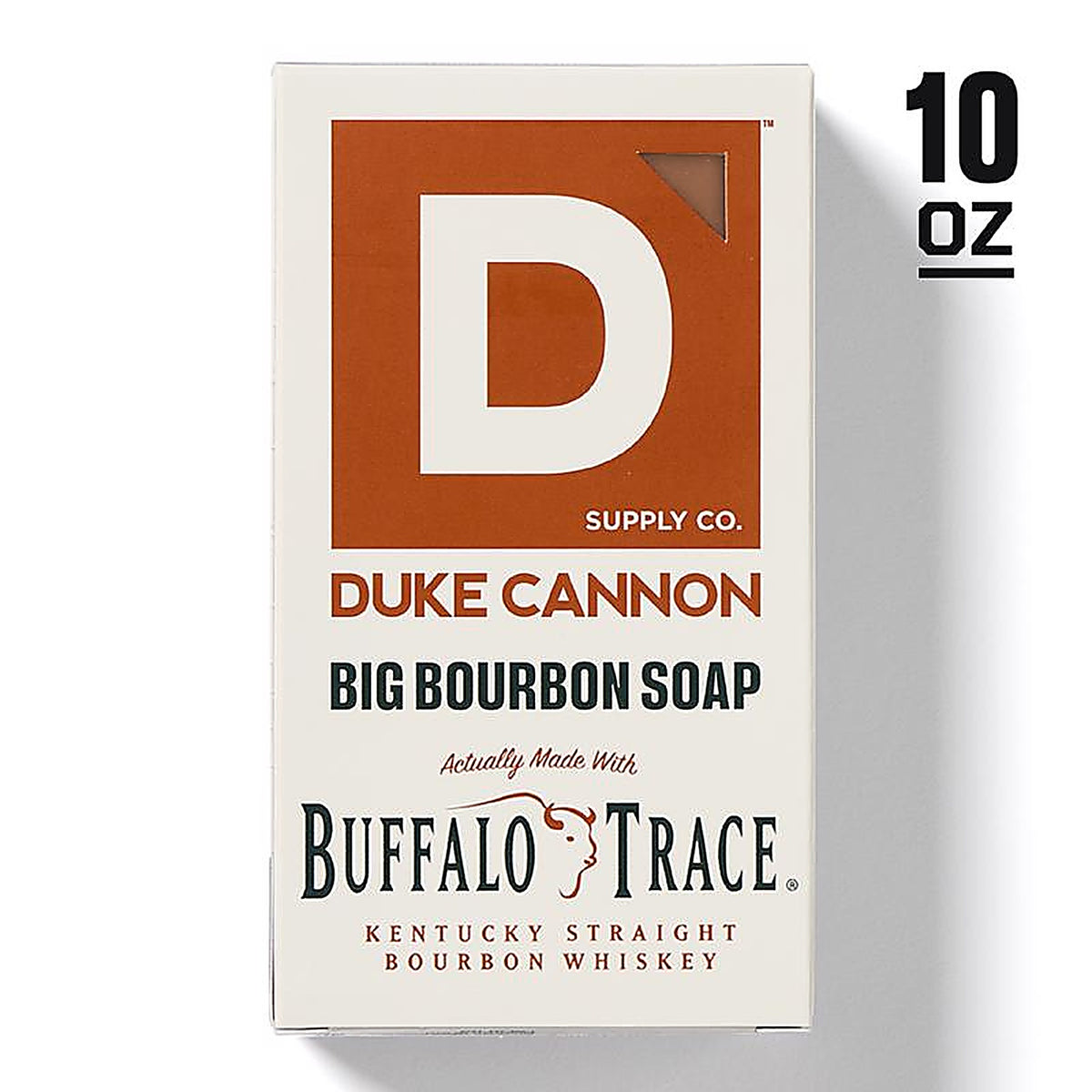 Duke Cannon 02BOURBON1 Buffalo Trace Bourbon Oak Barrel Scent Bar Soap 10