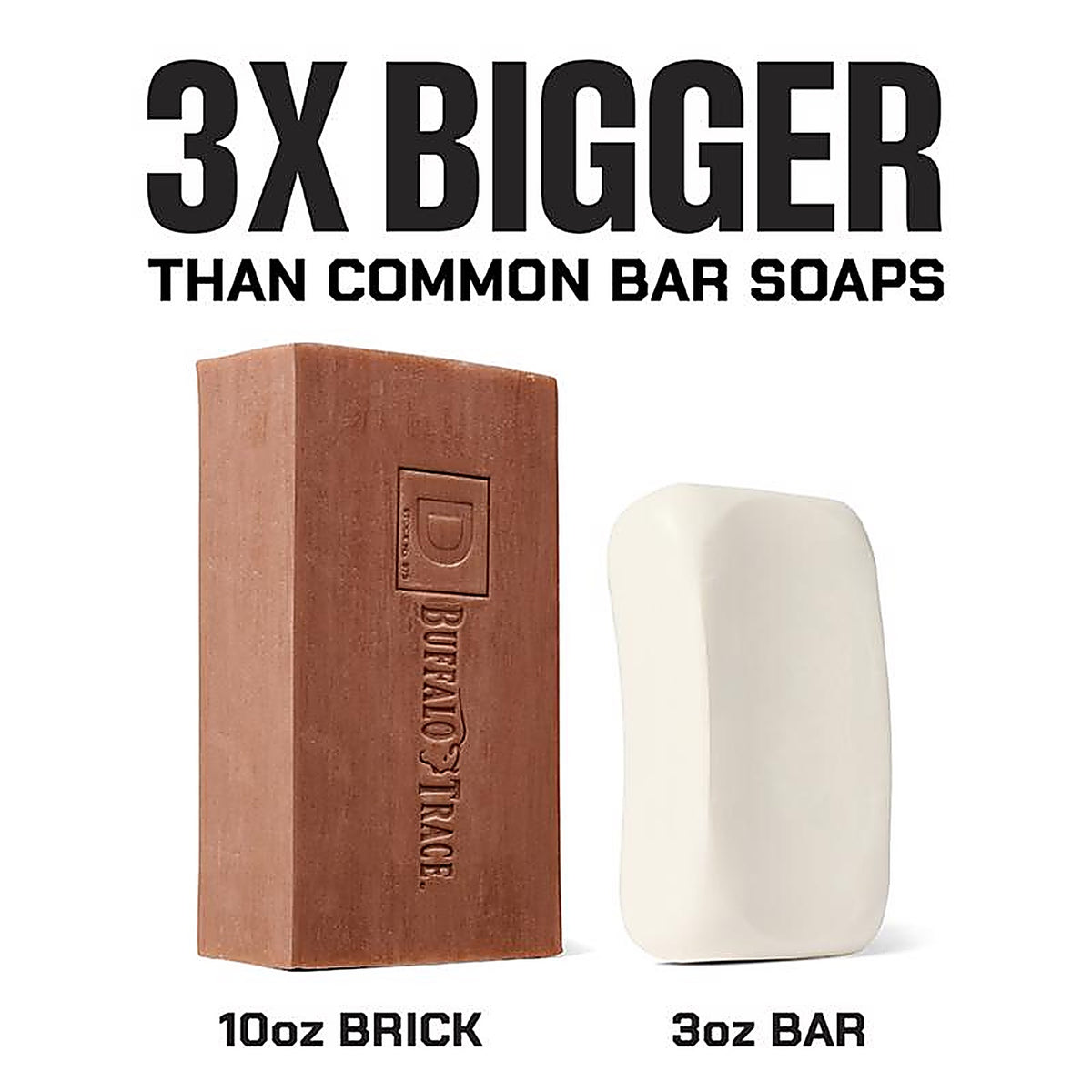 Duke Cannon 02BOURBON1 Buffalo Trace Bourbon Oak Barrel Scent Bar Soap 10