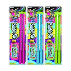 JA-RU 1510 Kool N Fun Kool'N Fun Bubble Set with Wand Plastic Assorted 3/pc.