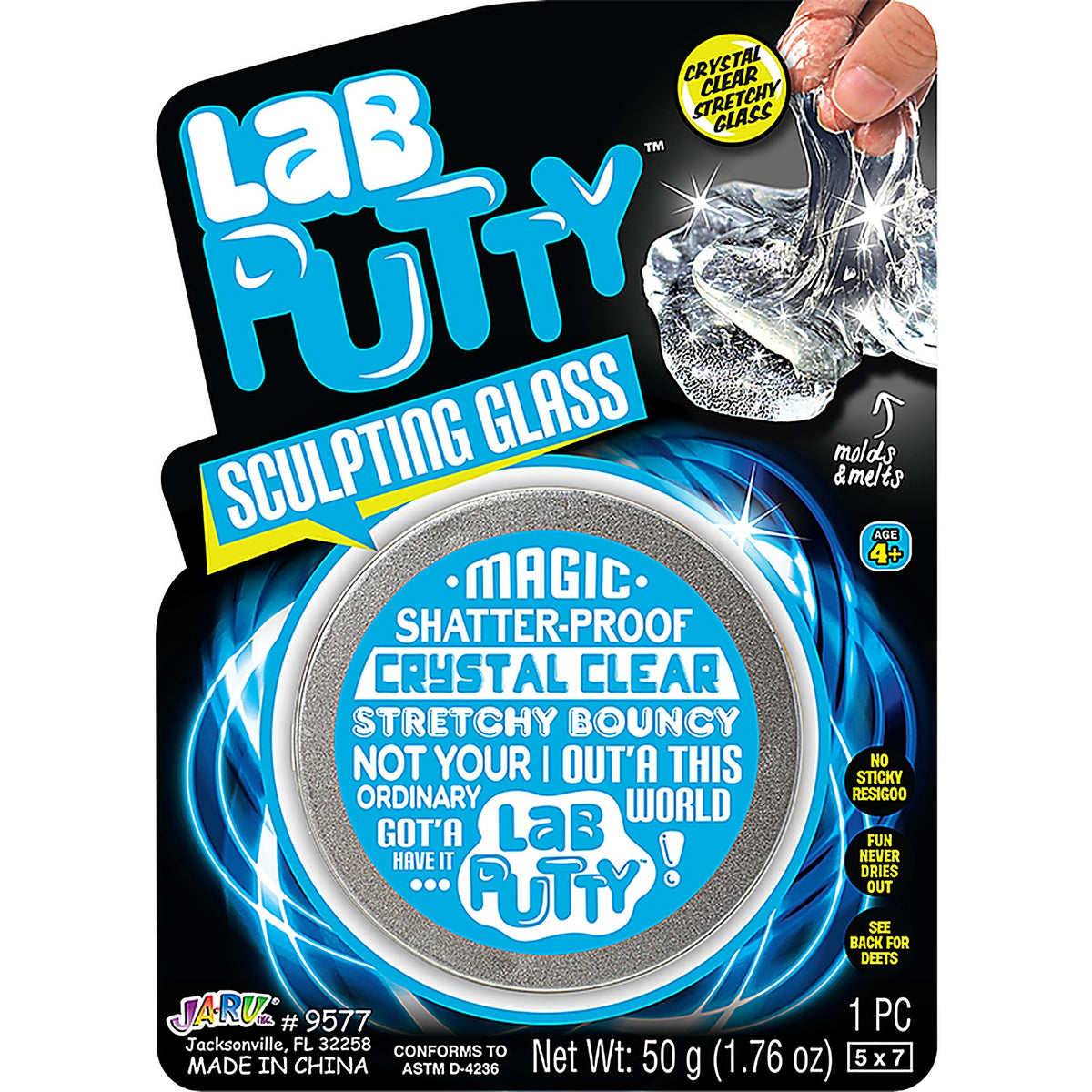 JA-RU 9577 Lab Putty Toy Polymer Clear 1/pc.