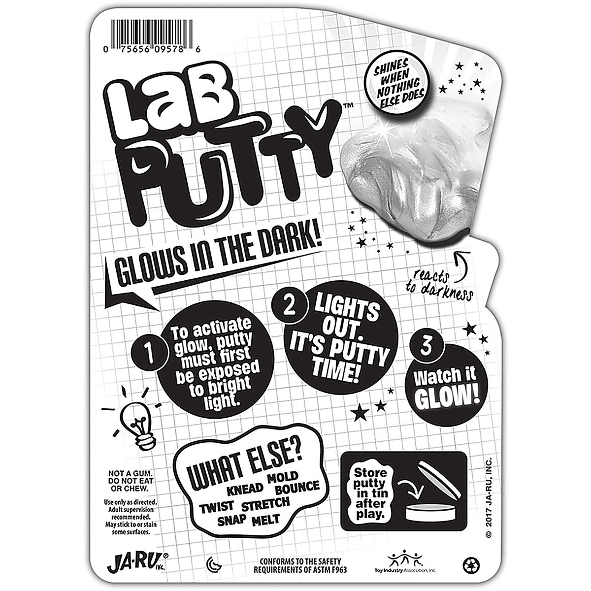 JA-RU 9578 Lab Putty Toy Polymer 1/pc.