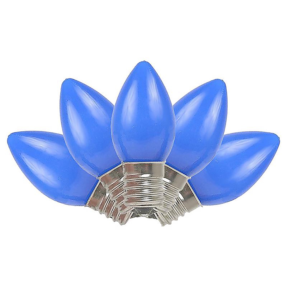 Celebrations UYTY2411 Incandescent Blue 4 count Replacement Christmas Light Bulbs
