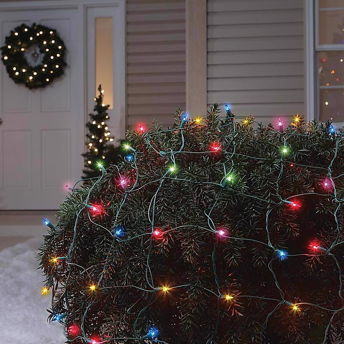 Celebrations 48951-71 Incandescent Multi-color 150 count Net Christmas Lights 24 ft.