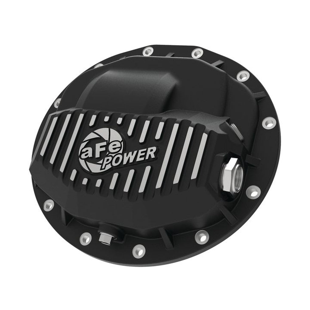 aFe Power 46-70402 Pro Series Front Differential Cover Black w/Machined Fins