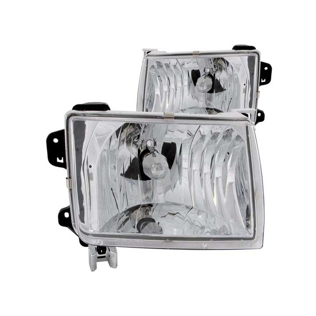 Anzo Usa 111049 9800 Frontier/0001 Xterra Headlights Crystal Chrome Driver/Passenger