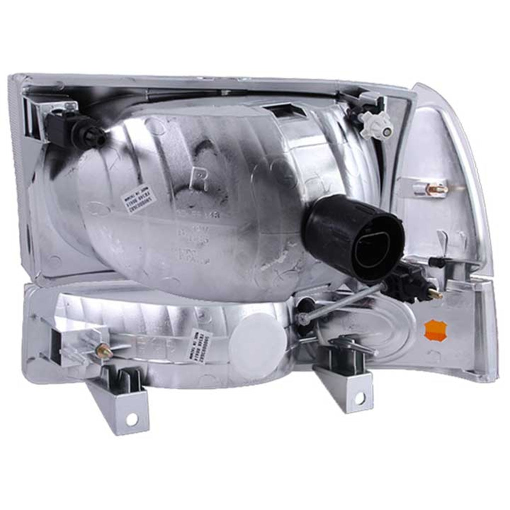 Anzo Usa 111080 9904 Sd/0004 Excursion Headlights Black With Corner Amber Drive/Pass