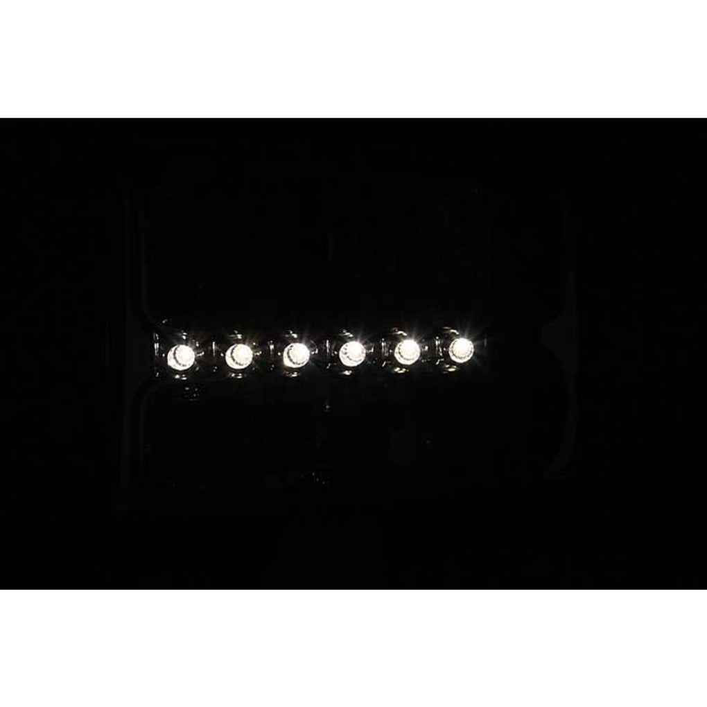 Anzo Usa 111088 9904 F250/F350 Sd/0004 Excursion Headlights Crystal Clear W/LED Strip Driv/Pass