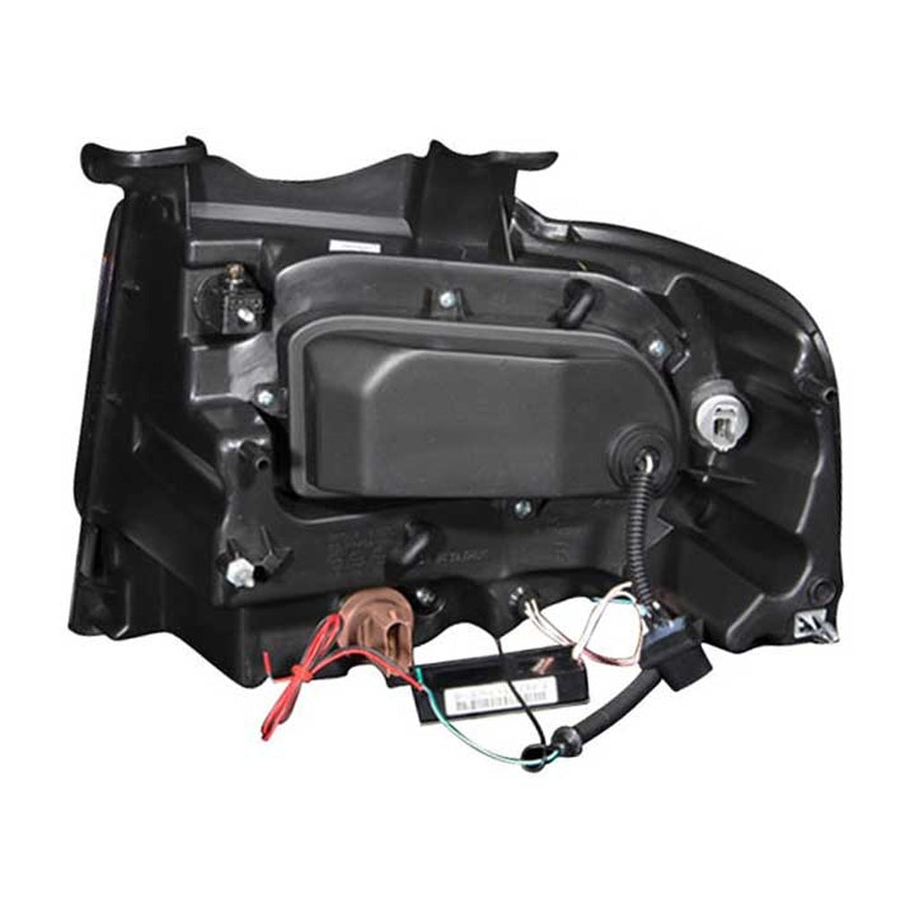Anzo Usa 111113 0714 Expedition Headlights Black Clear Projector With Amber Driver/Passenger