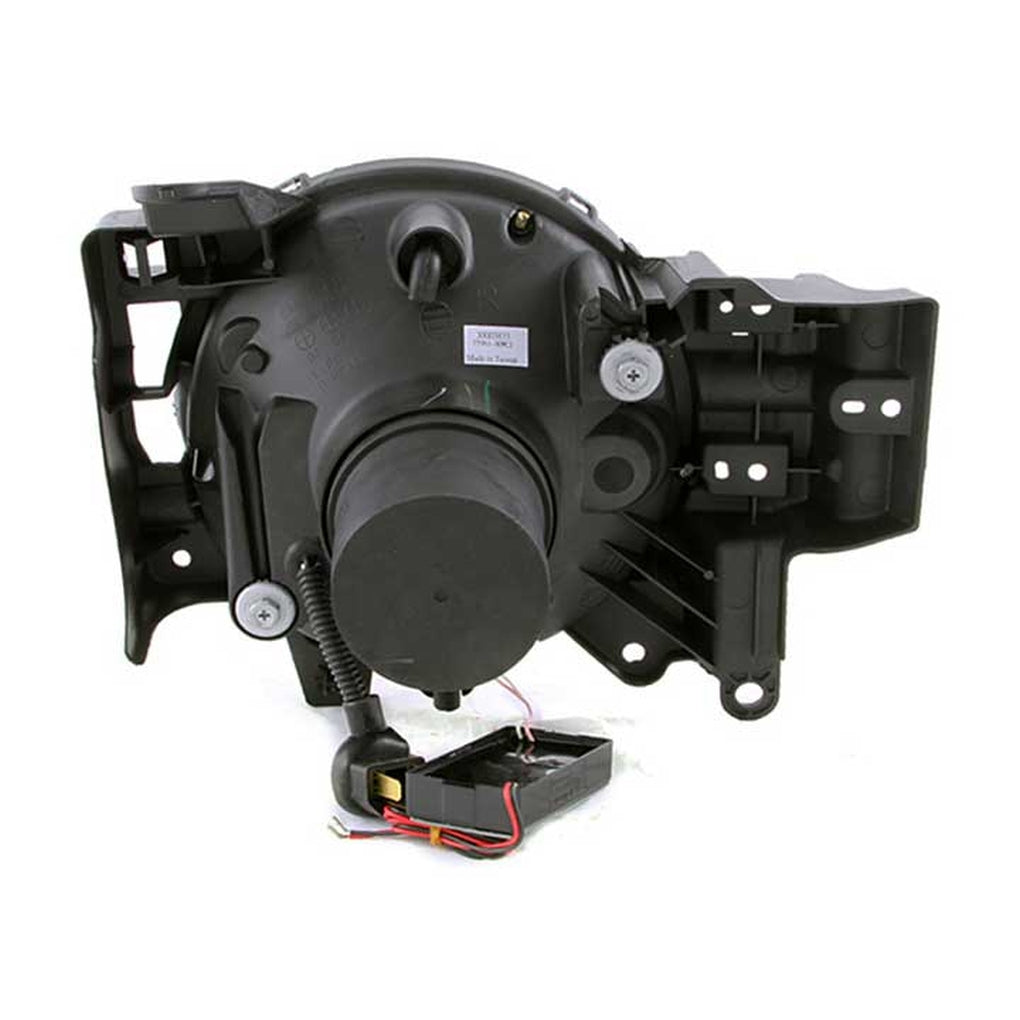 Anzo Usa 111116 0713 Fj Cruiser Headlights Black Clear Projector With Halos Driver/Passenger
