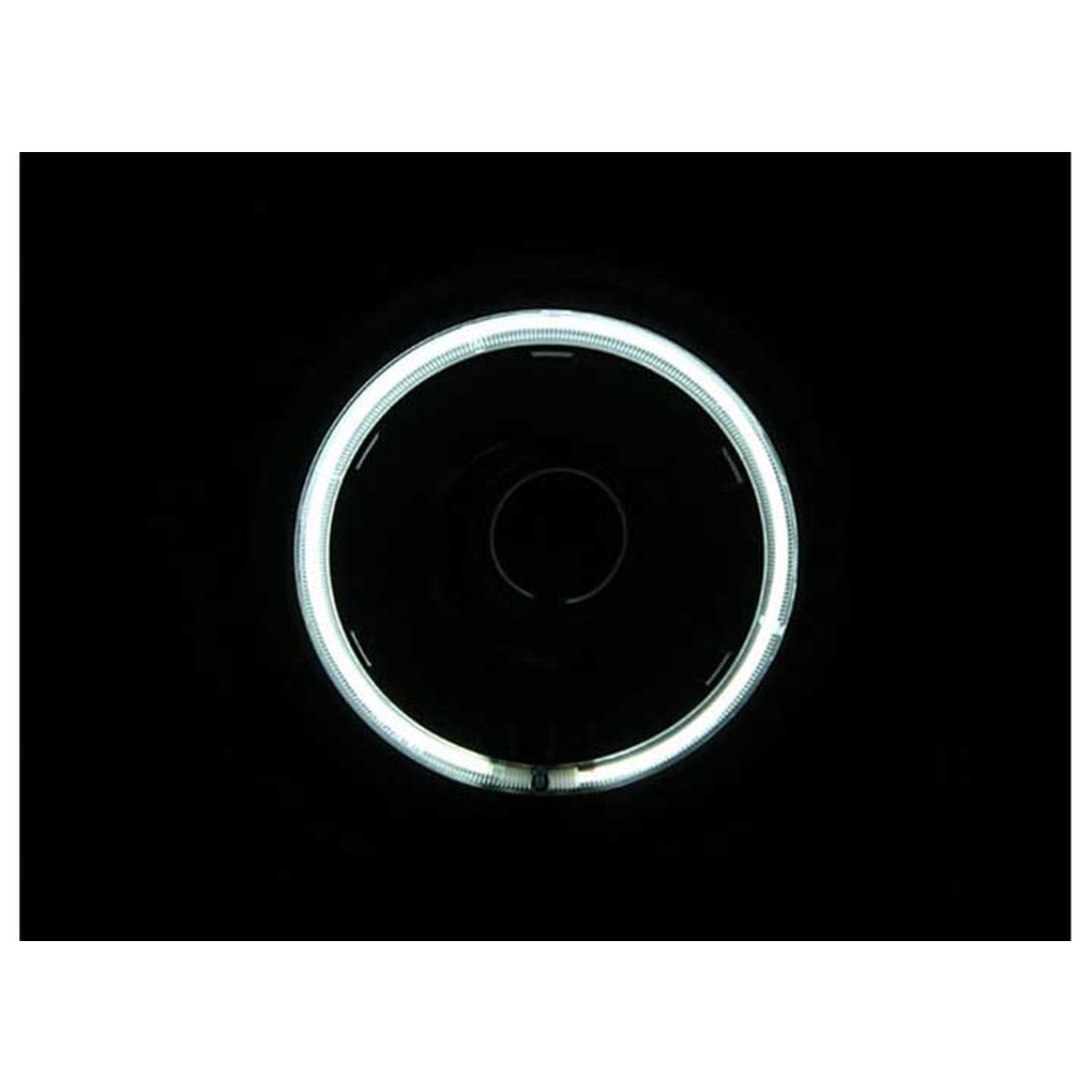 Anzo Usa 111116 0713 Fj Cruiser Headlights Black Clear Projector With Halos Driver/Passenger