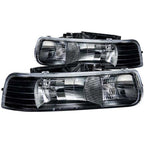 Anzo Usa 111155 9902 Silverado 1500/0006 Suburban/Tahoe Black Clear Headlights Drive/Pass