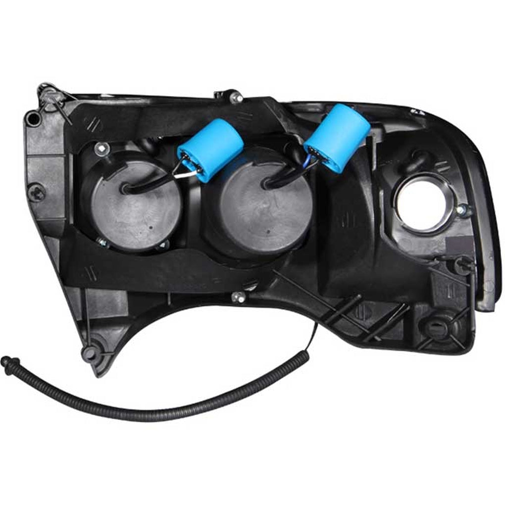 Anzo Usa 111196 9401 Ram Projector W/LED Halo Black Clear Headlights Driver/Passenger